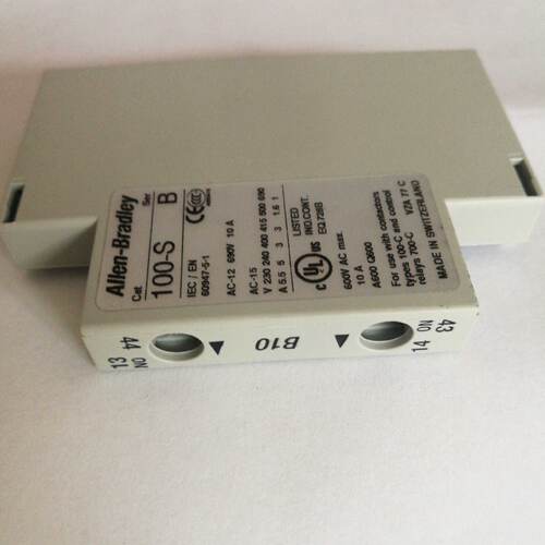 议价abAllen-Bradley接触器侧装辅助触头100-SB10 100-SB01 100-S
