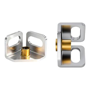 角钢专用万向轮碳钢底座承重货架配件滑轮置物架移动顺滑耐磨角轮