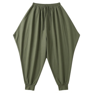 Teen solid color vintage harem pants青少年纯色个性复古哈伦裤