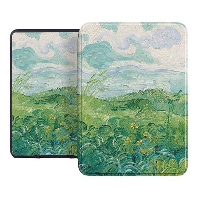 适用kindle保护套软壳油画风格