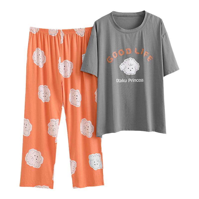 女针织棉卡通家居服睡衣