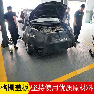 1.8公分汽车美容店塑料拼接洗车地栅房塑料垫隔板格盖板加厚