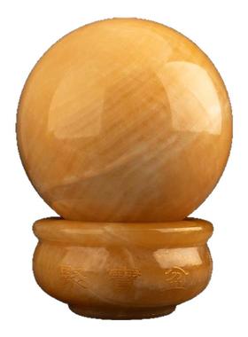 风水球摆件玄关福雅禄天然原石