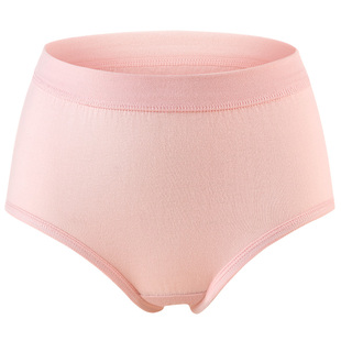 【3条装】ab内衣女纯棉高腰抗菌三角裤宽松内衣妈咪裤L606