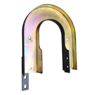 扶梯导轨梯级回龙弯头2934-F端部导轨下部右U型导轨/回转导轨