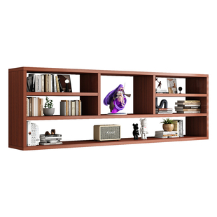 实木置物架吊柜墙面壁柜厨房壁挂悬浮挂墙式餐边柜餐桌酒架储物柜