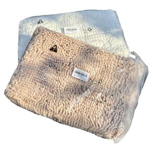 白菜价 出口老美的雪尼尔防滑吸水浴室地垫 75%超纤10%海绵15%PVC