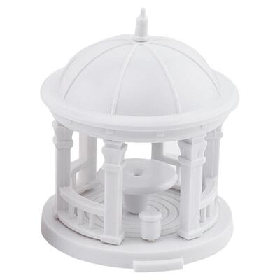 DIY圆形沙盘模型材料拼装亭子