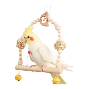 牡丹玄风鹦鹉手养鸟宠物鸟用品可啃咬玩具鸟笼配件益智训练鸟秋千