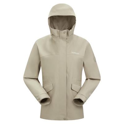 鹅绒探路者羽绒内胆户外冲锋衣男2025新款三合一徒步登山服外套女