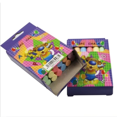 教学用具儿童老师12支多色粉笔