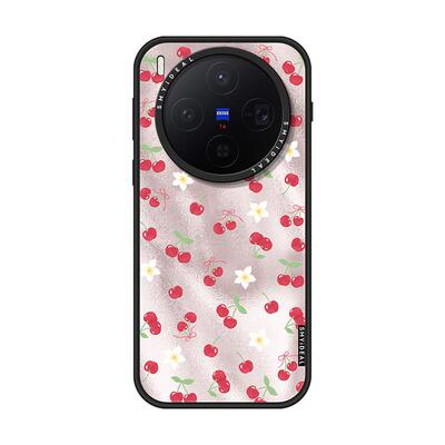 SMYIDEAL思茉伊适用vivox300手机壳x300pro磁吸新款200promimi波漾樱桃ultra不会撞壳oppofindx9少女风findx8