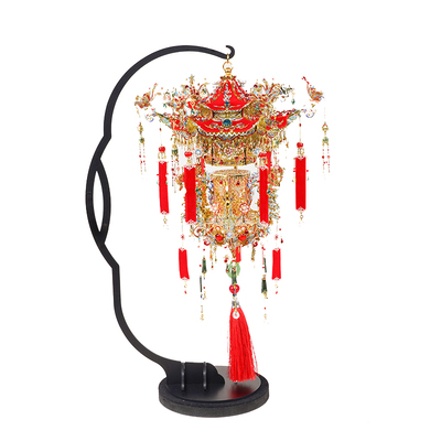 钢达喜灯手工diy金属拼装模型宫灯中式花灯笼立体3d拼图结婚礼物