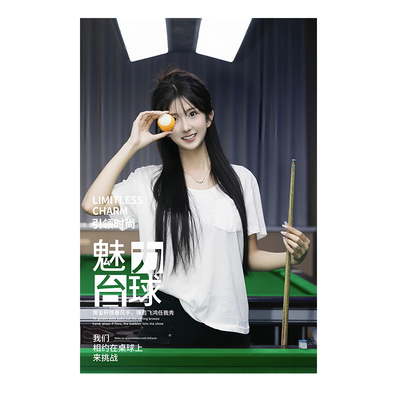台球厅装饰画美女挂画墙贴布置