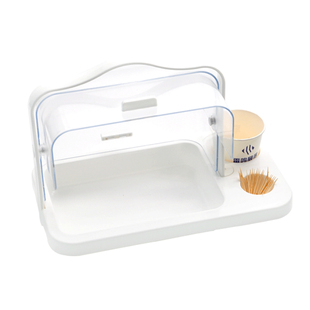 雷鸣超市试吃盒水果展示托盘摆摊试饮试吃台食品品尝台透明带盖