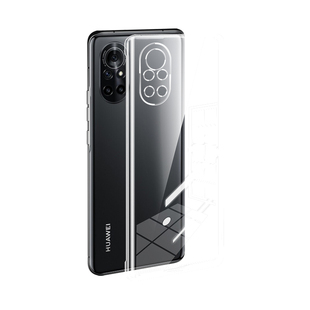 闪擎适用华为nova8手机壳透明无边框nova8pro新款简约女款防摔硬壳nove8se裸机手感HUAWEI超薄手机保护壳8por