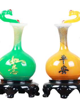 如意花瓶电视柜客厅乔迁新居礼品