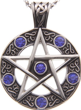 道家情侣钛钢吊坠民族风项链