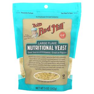 美国进口鲍勃红磨坊营养酵母粉素芝士即食无麸质BRAGG干酵母B12