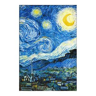 梵高纯手绘油画客厅玄关油画星空向日葵世界名画餐厅卧室风景挂画