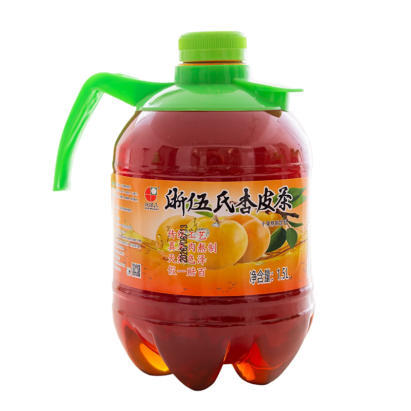 浙伍氏敦煌特产李广杏皮水1.5L
