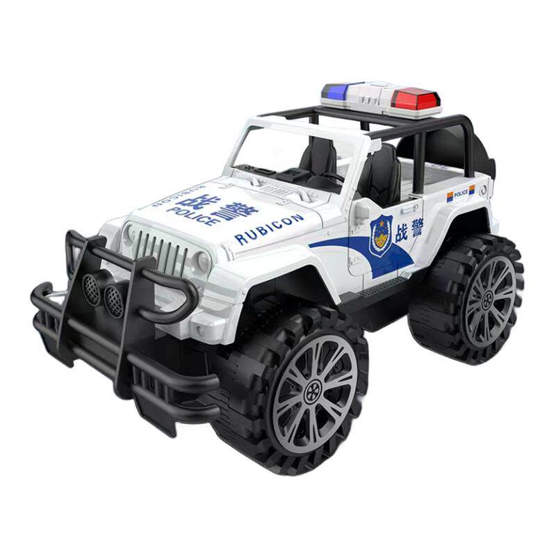 大号警车儿童越野车玩具惯性小汽车男孩女孩玩具汽车男童车模警察