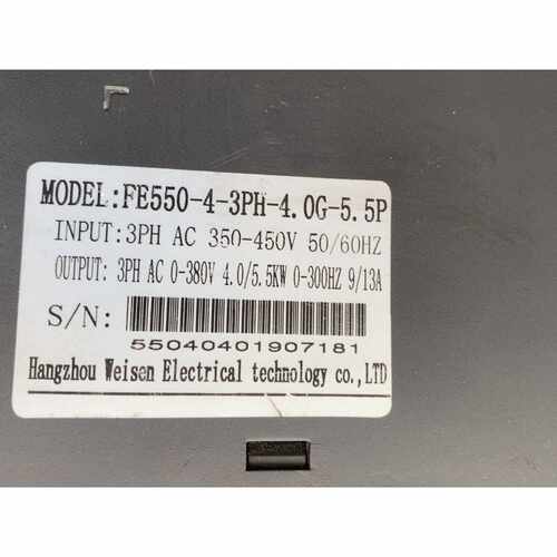 议价杭州伟森变频器FE550-4-3PH-2.2G-4.0G-5