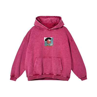 MindError唱片印花连帽衫卫衣