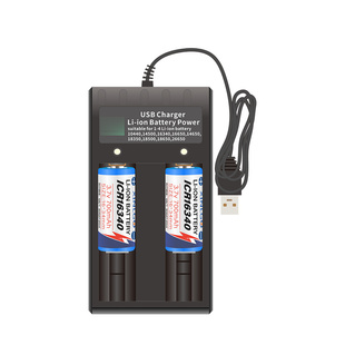 ICR16340可充电锂电池3.7V激光绿外线瞄准镜器手电筒代替CR123A