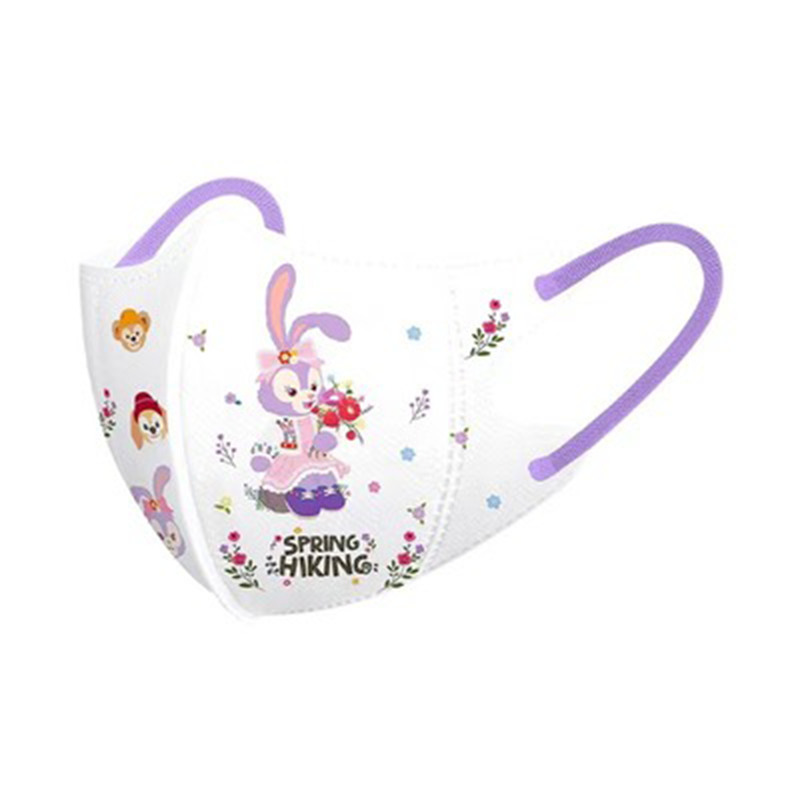 儿童口罩3d立体女孩小孩专用防护卡通印花5可爱星黛露3到12岁学生