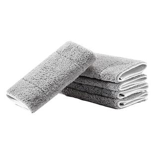 拖把布替换布平板夹固式拖地布加厚尘推布墩布头条通用配件不掉毛