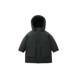 [极寒三防滑雪服]齐齐熊宝宝中长款羽绒服男童保暖加厚冬儿童工装