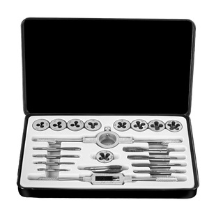 手用丝锥板牙套装攻丝丝锥套筒套装螺纹丝锥板牙工具套装20件40件