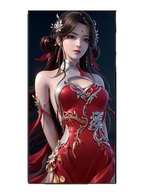 完美世界火灵儿挂画二次元国漫美