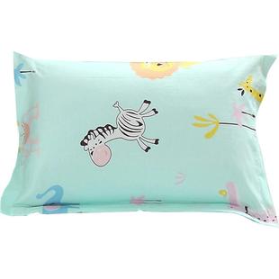 家加爱 纯棉枕套单个装儿童枕头套定做卡通记忆枕套单双人抱枕套