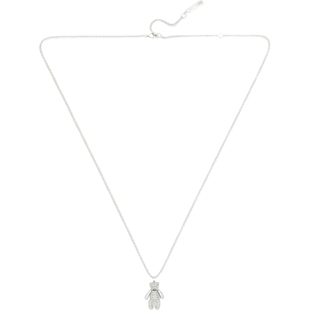 【折扣】NUMBERING 女方晶锆石镀铑纯银项链