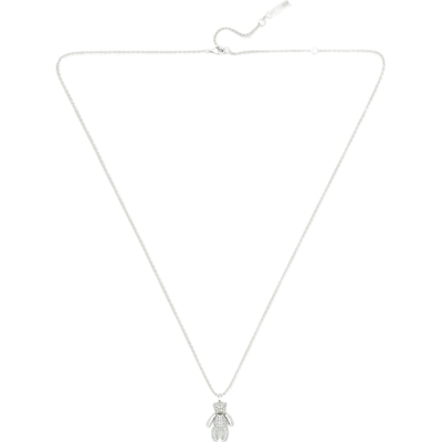 【折扣】NUMBERING 女方晶锆石镀铑纯银项链