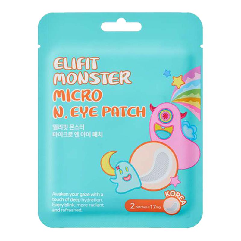 ELIFIT/伊丽斐媂小怪兽微针眼贴补水抗皱紧致提亮淡化黑眼圈眼膜