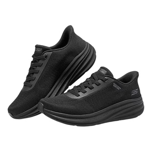 Skechers斯凯奇男鞋夏季舒适跑步闪穿鞋缓震透气休闲运动鞋118434