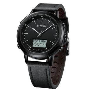 运动防水手表男款初中学生青少年2025新款电子表只看时间指针闹钟