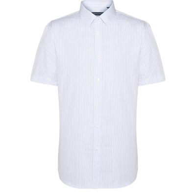 诺贝达夏季新款全棉短袖衬衫