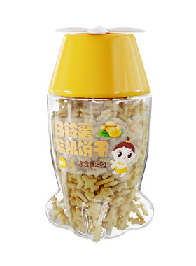 婴享无小麦无蛋奶飞机饼干80g
