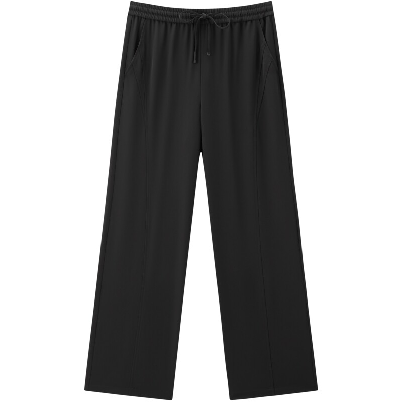 早八神裤太平鸟高腰阔腿直筒休闲裤26夏新款宽松显瘦通勤防晒裤女