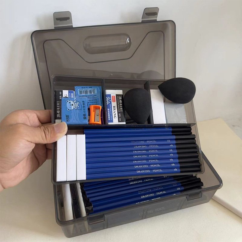 素描套装工具学生素描铅笔美术10B14B基础2B入门初学者铅笔生炭笔