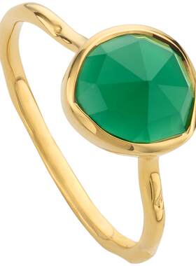 siren绿玛瑙戒指MonicaVinader
