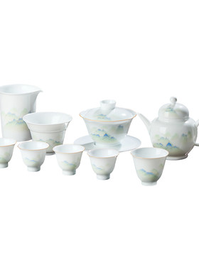 景德镇陶瓷茶具套装中式功夫茶具