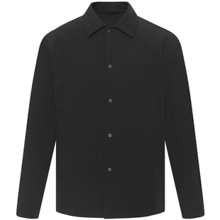 【薄款/含桑蚕丝】利郎官方 黑色正肩行政夹克男26春商务男装外套