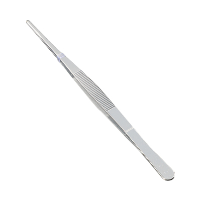 不锈钢镊子加长加厚大号取物夹子