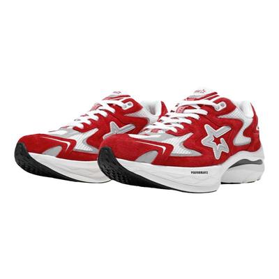 RIPSTAR红色老爹鞋秋冬新款