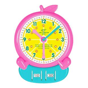 银河星双表示法联动钟表学习器水果造型电子钟塑料模型老师推荐